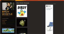 Desktop Screenshot of birdywhistle.com