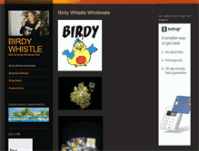 Tablet Screenshot of birdywhistle.com